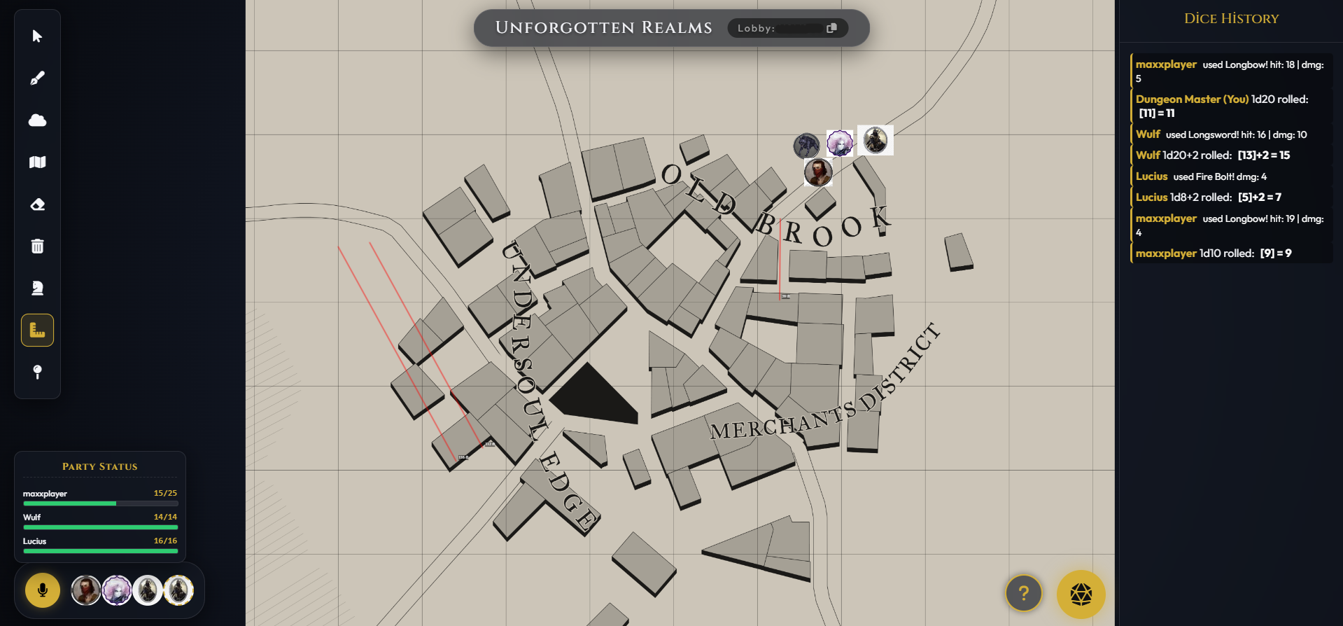 CharacterShit Dice History